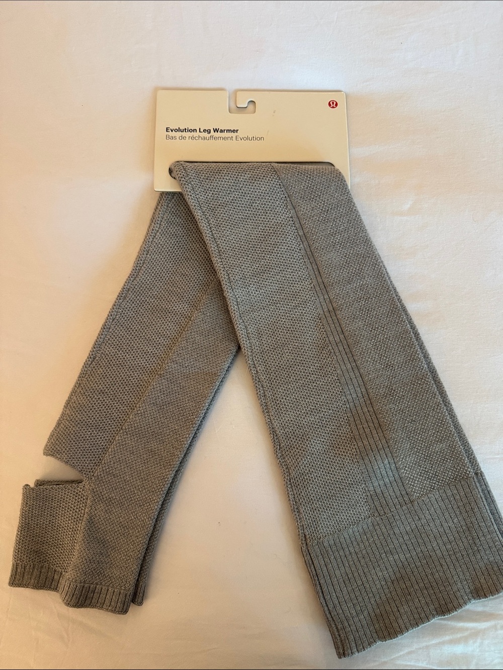 Lululemon Gray Evolution Leg Warmers